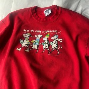 Vintage Christmas Crewneck Sweatshirt Size XL